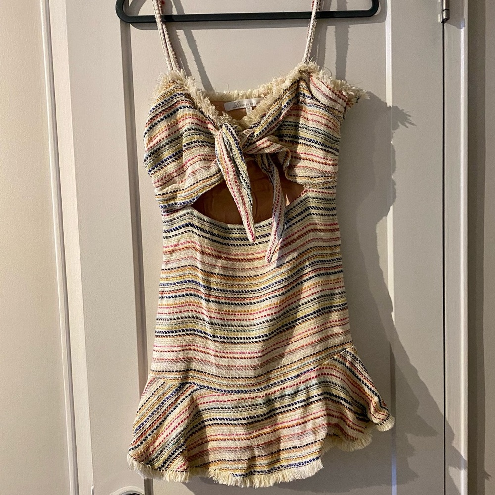 Lovers + Friends Striped Mini Dress